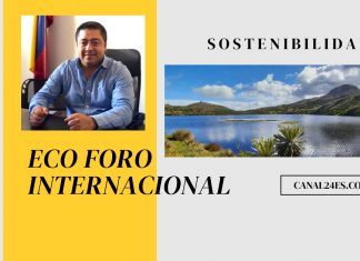 Alcalde de Monguí participó del Eco Foro Internacional, hizo un llamado por el cambio climático