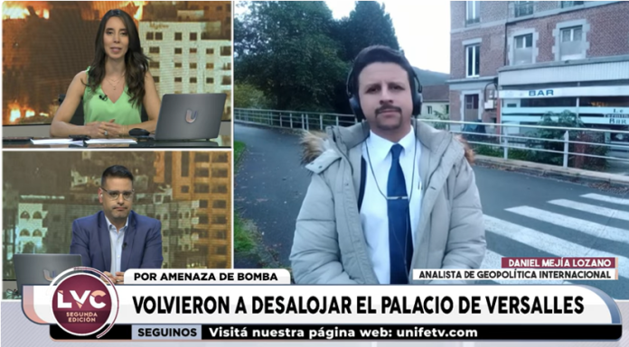 Entrevista de Daniel Mejía Lozano en CN23 Argentina, seguridad en Francia